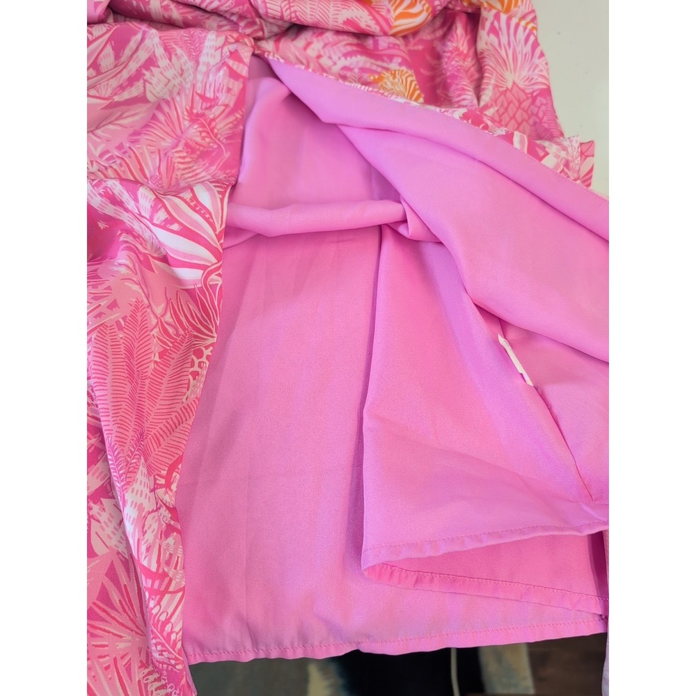 New Sheridan French Stacey Maxi Pink Zebra Dress medallion flutter sleeve XL - Picture 7 of 12
